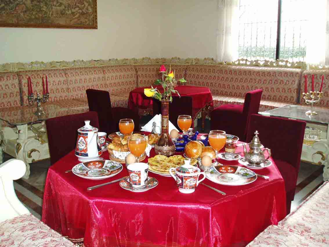 Dar Nilam Hotel Tanger Riad Tanger :  Restaurant